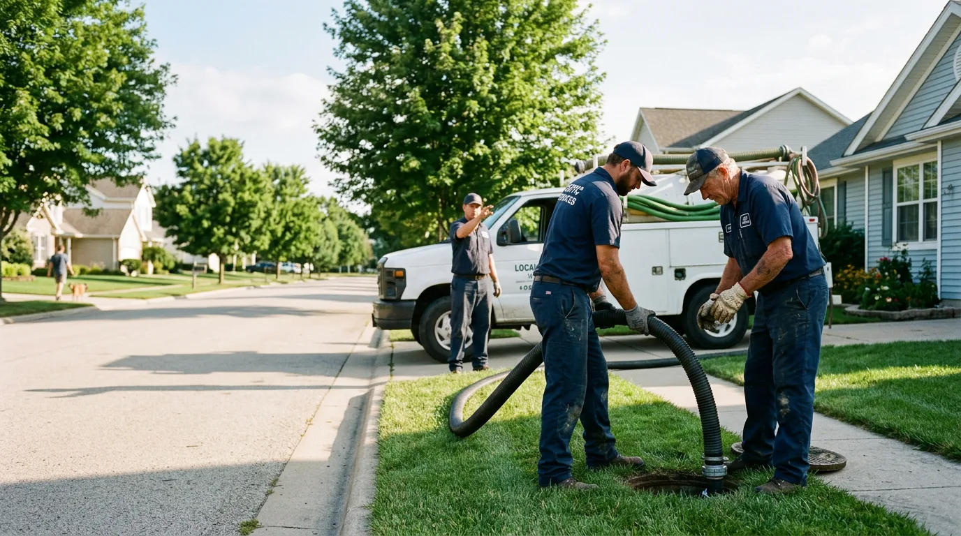 Septic Tank Cleaning in Hazel Hurst, PA